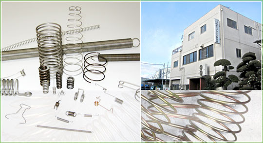 圧縮バネ 引張りバネ ねじりコイルばね なら明里スプリング製作所