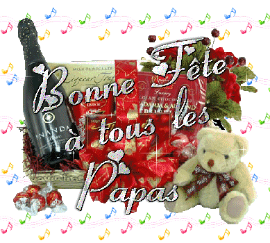 joli gif fêtes des péres