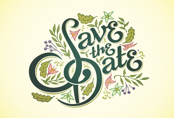 save the date finished lettering writing typography