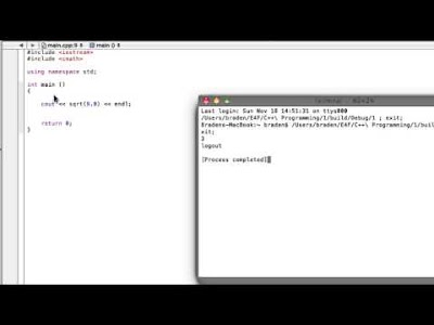 Square root and power functions (C++ programming tutorial)