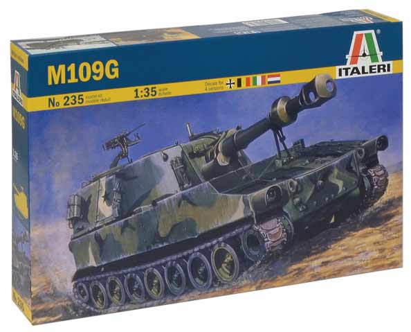 Italeri 1/35 M-109G 155mm (235) Colour Guide  Paint Conversion Chart