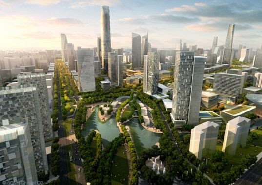 Beijing, Beijing CBD, SOM, urban design, redevelopment plan, central business district, master plan, urban planning, sustainable city, sustainable growth, sustainable development