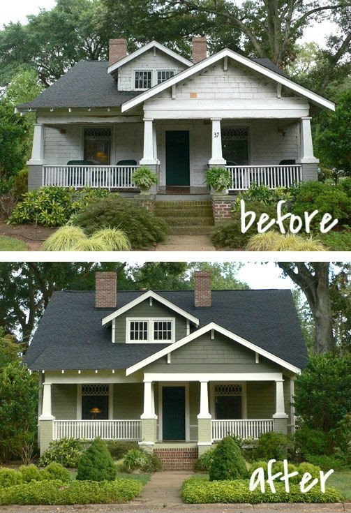 Before and After Brick Ranch Style Remodel 20 Home Exterior Makeover Before  and After  Ideas
