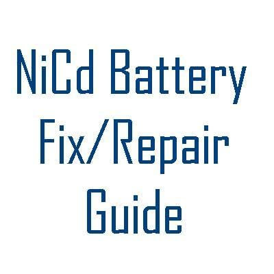 Fix Repair Rc Airplanes Helicopter Nicd Battery Nicd Battery Repair