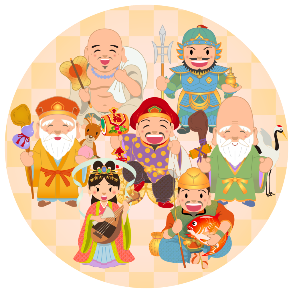 商用フリー 無料イラスト 七福神全員のイラスト Shichifukujin015 商用ok フリー素材集 ナイスなイラスト