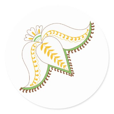 Henna Tattoo Flower Stickers