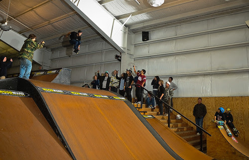 Chris Haffey - Huge gap from top of wall-ride to roll-in