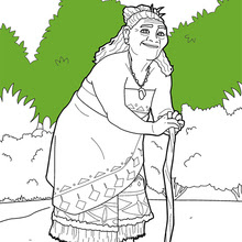Baby Moana Coloring Pages Hellokids Com