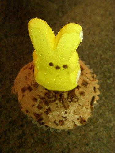 Peep cupcakes