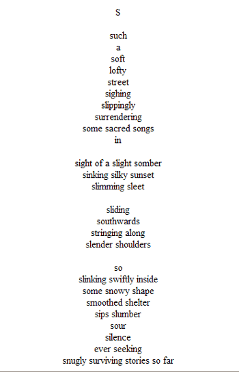 The shape poem builder comes