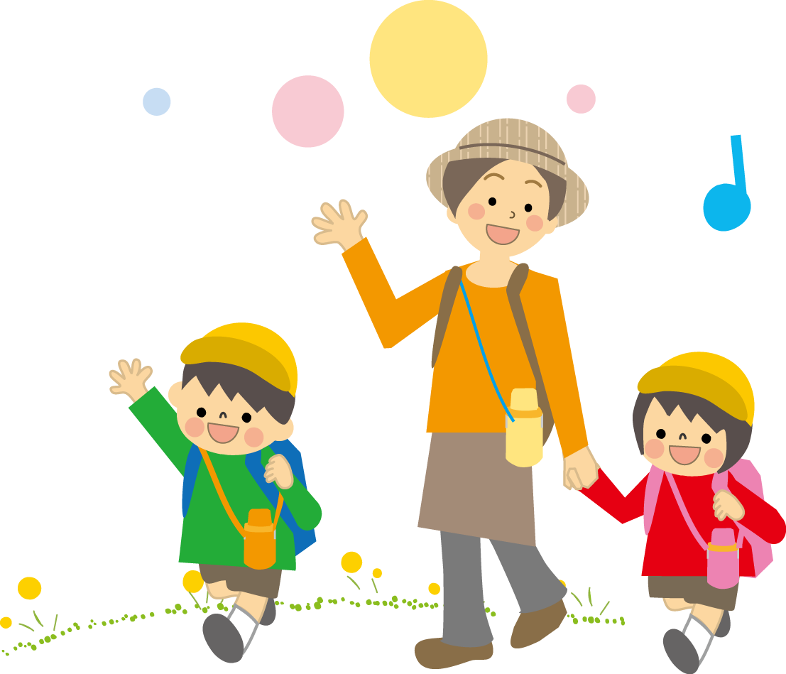 遠足のイラスト 学校 無料イラスト フリー素材2