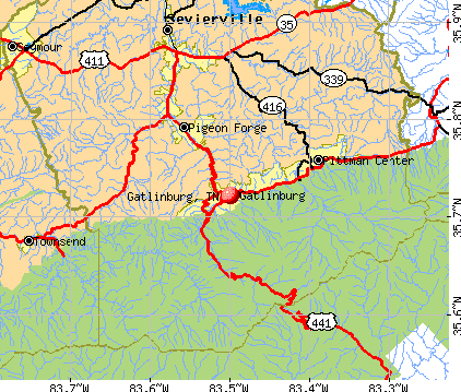Google Maps Gatlinburg Tn