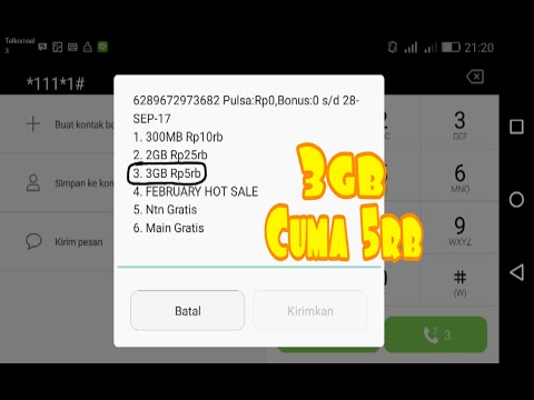 Video Pembelian Pulsa Internet 3