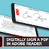 Sign In Pdf Adobe : It is easiest to open a pdf file with an existing signature block such as orsp's.