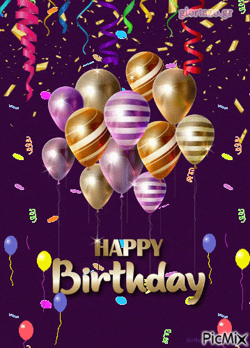 Falling Confetti Happy Birthday Gif Pictures Photos And Images For Facebook Tumblr Pinterest And Twitter