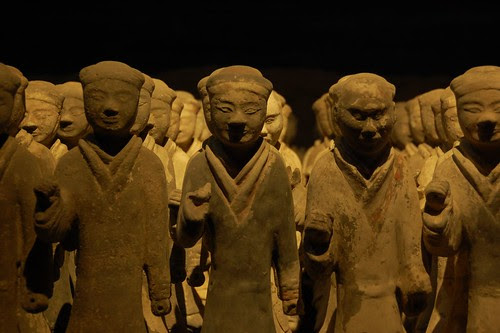 mini terra-cotta soldiers