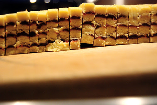 Cherry-Raspberry-Almond Stratum!