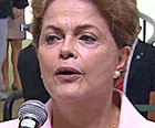 Dilma diz que vê panelaço como protesto 'normal' (Reprodução)