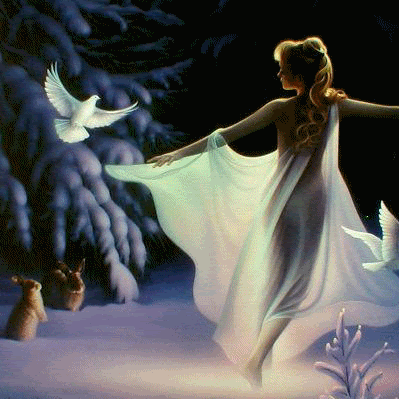 angel_moonlight_dove.gif Pictures, Images and Photos