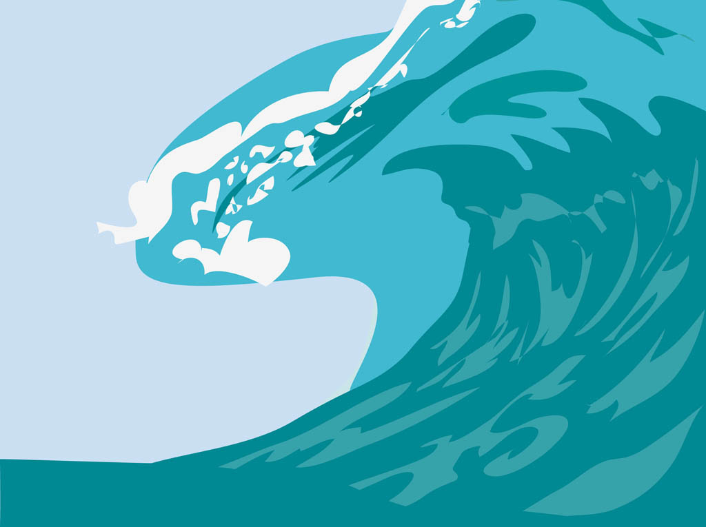 Download 12 Free Vector Graphics Waves Images - Ocean Wave Vector, Wave Vector Art and Ocean Wave Vector ...
