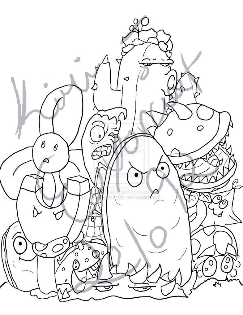 Plants Vs Zombies Snow Pea Coloring Pages ...