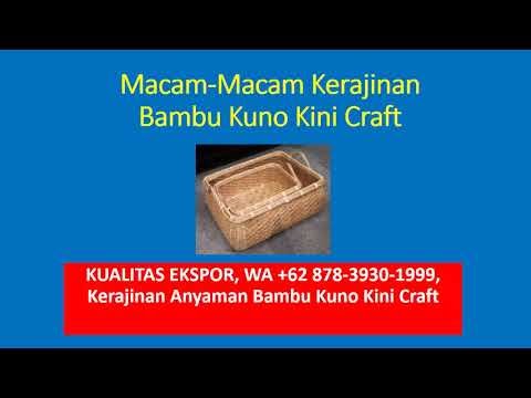 Terlengkap Kualitas Ekspor Wa    Kerajinan Dari Bambu Kuno Kini Craft Jakarta, Paling Heboh!