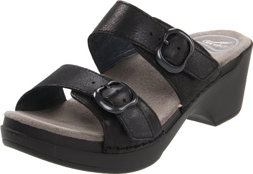 Dansko Women's Sophie Sandal,Black,43 EU/12.5-13 M US On Sale