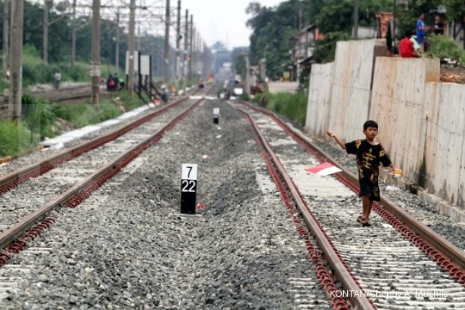 Jalur kereta api lintas utara sudah bisa dilintasi