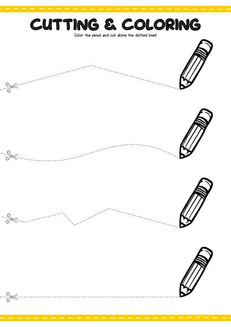 free printable cutting activities