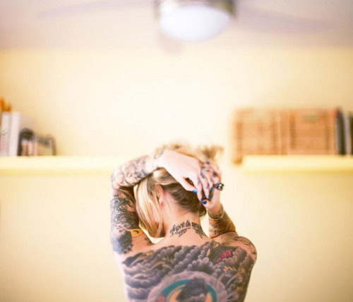 tattooed girl
