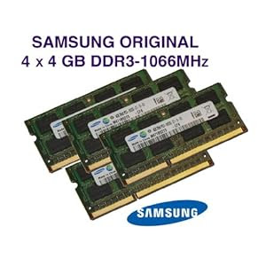 Samsung 16GB Quad Channel Kit (4x 4GB, 204 pin, DDR3-1066, PC3-8500, SO-DIMM) (inkl. Papier MwSt.-Rechnung per Post) Samsung 16GB Quad Channel Kit (4x 4GB, 204 pin, DDR3-1066, PC3-8500, SO-DIMM) (inkl. Papier MwSt.-Rechnung per Post)