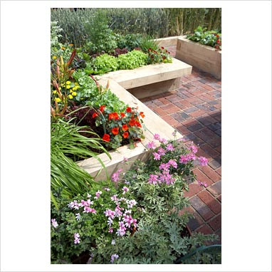 Raised Garden Designs on Gap Photos Garden Plant Picture Library Raised Beds And Seating