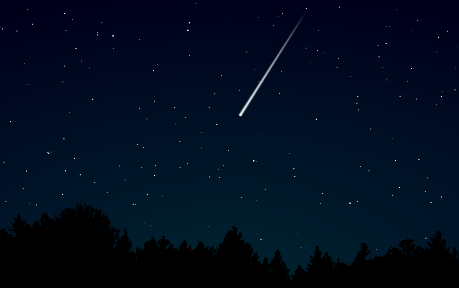 フリーイラスト 夜空と流れ星でアハ体験 Gahag 著作権フリー写真 イラスト素材集