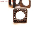 SALE wood ring - Bamboo Wood Irregular Block Ring - modern jewelry. summer fashion gifts - ArchetypeZ