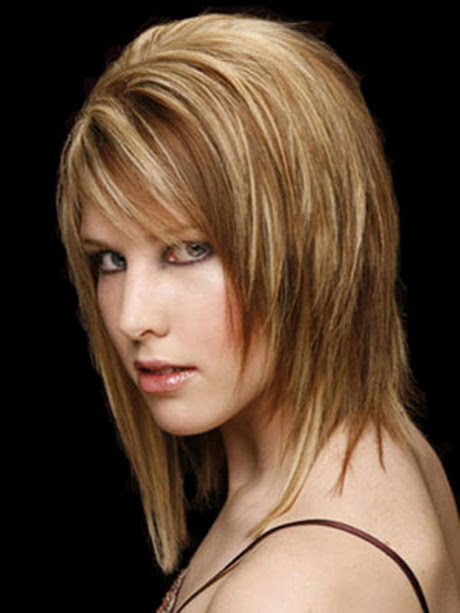 hair with choppy layers