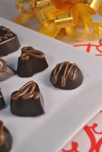 Green Chai Caramel Pralines