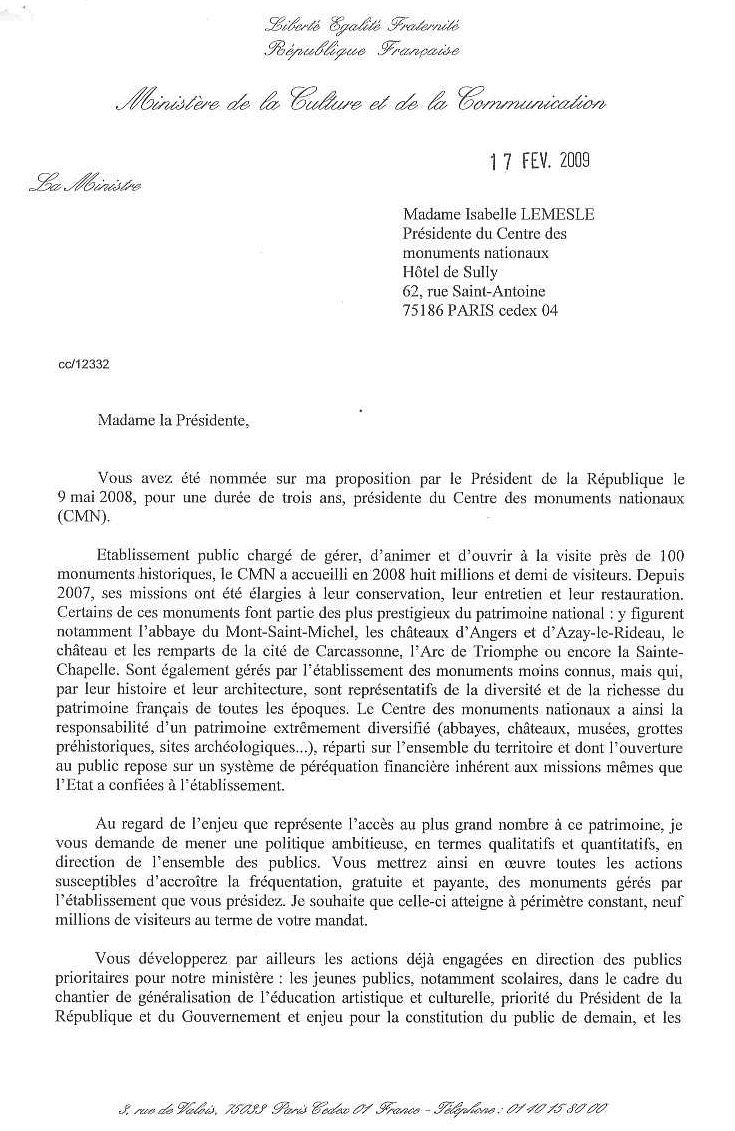 Au service d'une politique nationale du patrimoine : le 