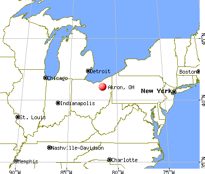 Akron, Ohio (OH) profile: population, maps, real estate ...