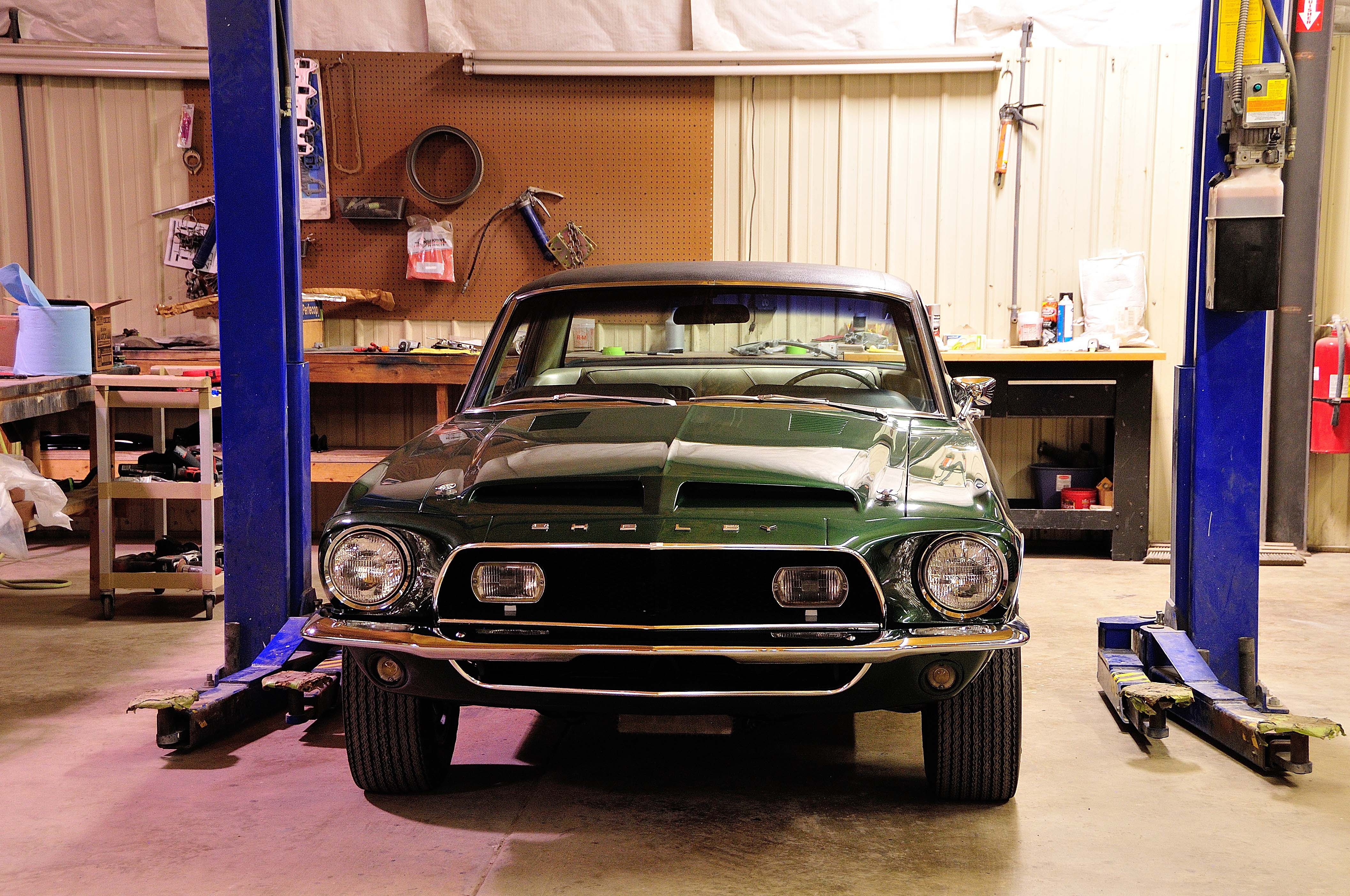 003 Jackson 1968 Ford Mustang Shelby Exp 500 In Shop Photo The Historic Green Hornet 1968 Ford Mustang Shelby Exp 500 Headed For A Historically Correct Restoration Before Mcacn 18 Debut
