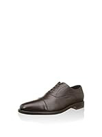 George's Zapatos Oxford Puntera Recta Trapada (Marrón)