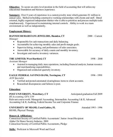 accountant resume templates