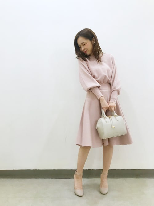 春は甘オシャレに 30代向け春のワンピースコーデ36選 18