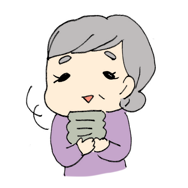 お茶を飲むおばあちゃんのイラスト かわいいフリー素材が無料のイラストレイン