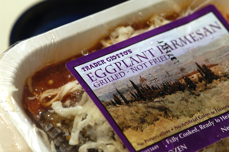 Trader Joe eggplant parm