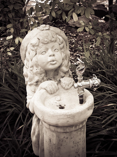 Little Girl Statue Water Fountain