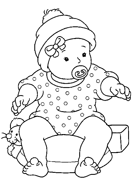 Coloriage Bebe
