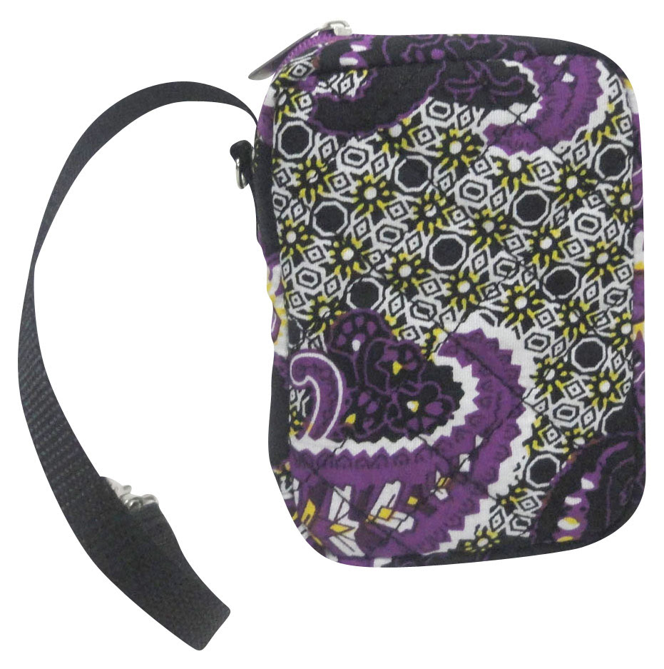 Fujifilm - Paisley Camera Case For Most Fujifilm Cameras - Purple