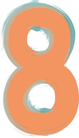 かわいい手書き数字 番号イラスト カラフルでポップなナンバー 可愛い無料イラスト素材集