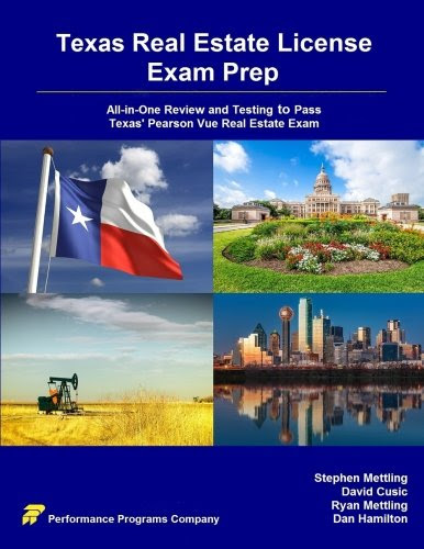 Texas Real Estate License Exam Prep: All-in-One Review and Testing to Pass Texas' Pearson Vue Real Estate Exam, by Stephen Mettling, David