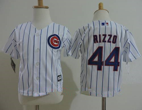 Toddler Chicago Cubs #44 Anthony Rizzo White Stitched MLB ...